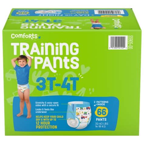 Comforts™ Boy Training Pants Size 3t 4t 32 40 Lbs 66 Ct Frys Food