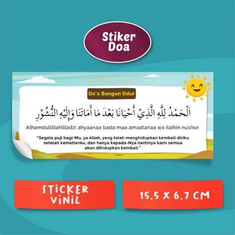 Jual Stiker Doa Sehari Hari Tahan Air Dan Anti Sobek Shopee Indonesia