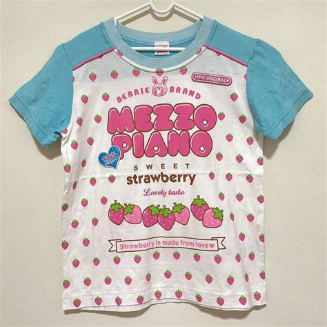 Mezzo Piano Sweet Strawberry Rare Japanese Size Depop Quirky