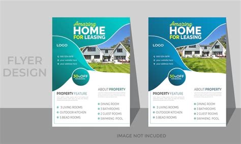 Premium Vector Modern Real Estate Poster Design Template