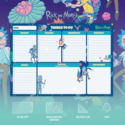 Rick And Morty Desk Calendar Pdf Alia Louise