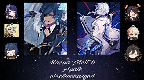 C4 Mistsplitter Kaeya Melt C0 Ayato Black Sword Electrocharged 3 5