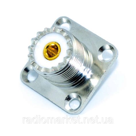 Разъём UHF (PL-259) монтажное, латунь (ID#194703470), цена: 63 ...