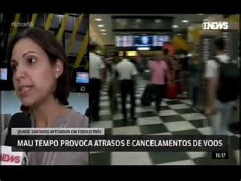 Mau Tempo Provoca Atrasos E Cancelamento De Voos YouTube