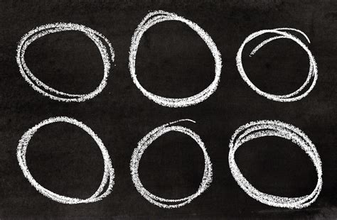 6 Chalk Circle Png Transparent