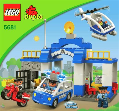 Návod na stavbu LEGO Duplo 5681 Policejní stanice Zbozi cz