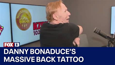 Danny Bonaduce Shows Off His Seattle Skyline Tattoo Youtube