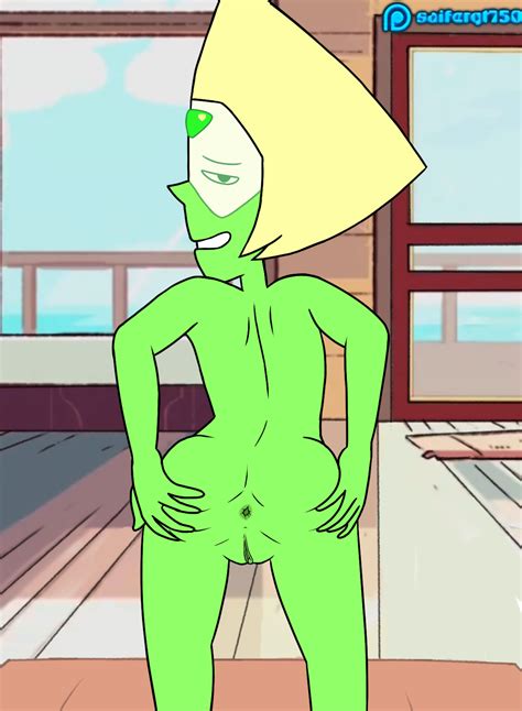 Rule 34 Anus Backside Green Skin Naked Peridot Steven Universe Pussy Room Saifergt750