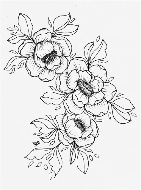 Flowers Tattoo Flower Pattern Design Prints Flower Tattoo Designs