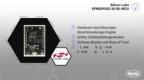 32-Bit-MCU EFM32PG22 | Datasheet Preview - YouTube