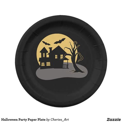 Halloween Party Paper Plate 7 Inch Paper Plate House Party Essentials ...