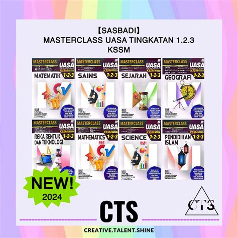 SasbadiBuku Rujukan MASTERCLASS UASA Tingkatan 1 2 3 KSSM 2024