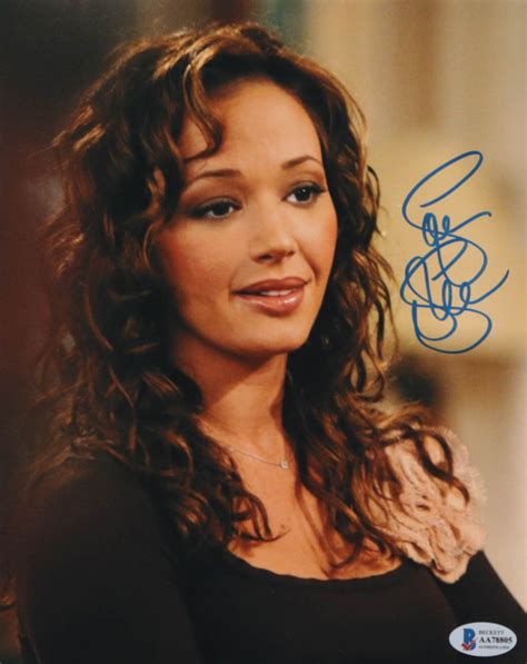 Leah Remini Signed The King Of Queens 8x10 Photo Beckett Pristine