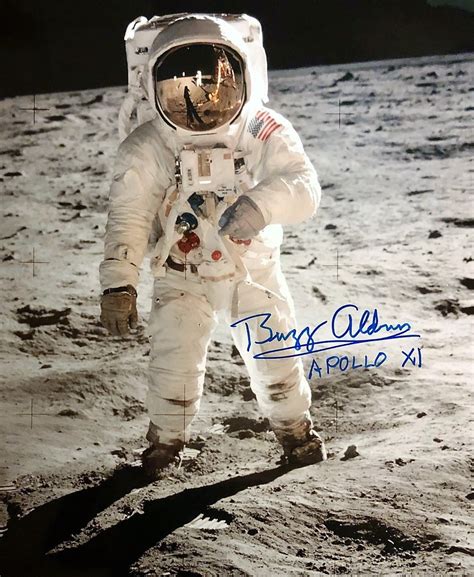 Apollo Space Shop Buzz Aldrin Visor Shot Moon Walk 8 X 10