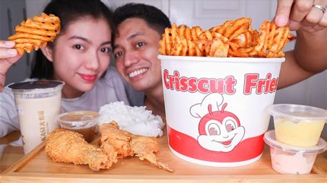 1 Bucket Crisscut Fries Jollibee Youtube