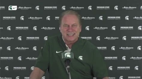 Tom Izzo Postgame Press Conference Michigan State 66 Nebraska 56