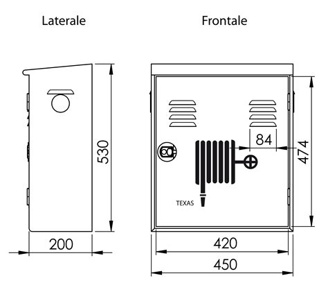 Idrante A Muro Cassetta Texas UNI 45 55A Antincendio E Sicurezza