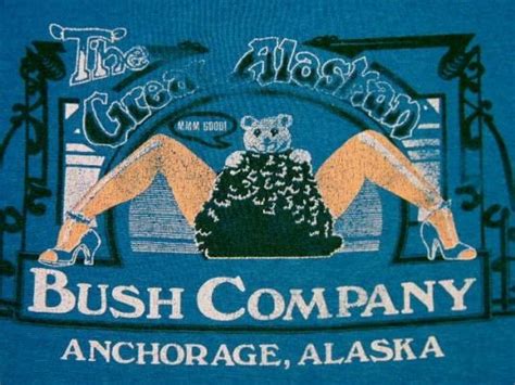 Vintage S Great Alaskan Bush Co Alaska Strip Club Shirt Strip