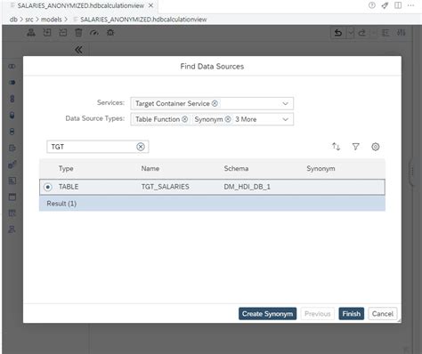 Create A Calculation View With Differential Privacy In SAP HANA Cloud