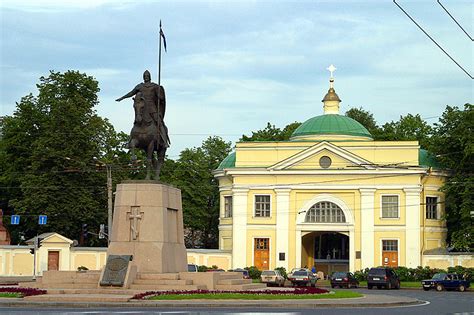 Monument to Alexander Nevsky in St. Petersburg