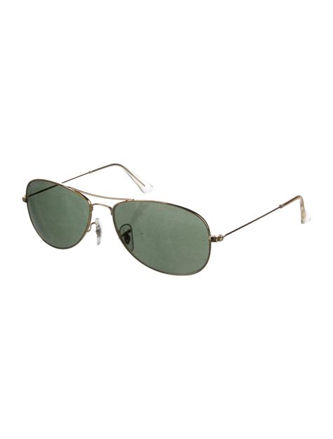 Ray Ban Cockpit Aviator Sunglasses Gold Sunglasses Accessories Wrx68445 The Realreal