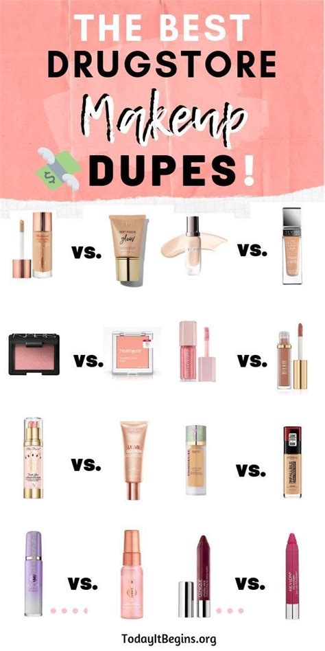 The Best Drugstore Dupes For High End Makeup Drugstore Makeup Dupes