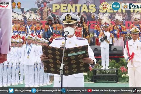 Pimpin Wisuda Ke 96 PIP Semarang Kepala BPSDMP Menjadi Pelaut Pilihan