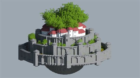 Laputa Castle In The Sky Minecraft Map