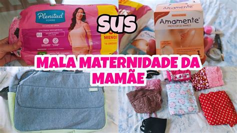 ARRUMANDO A MALA MATERNIDADE DA MAMÃE PELO SUS O QUE VOU LEVAR YouTube