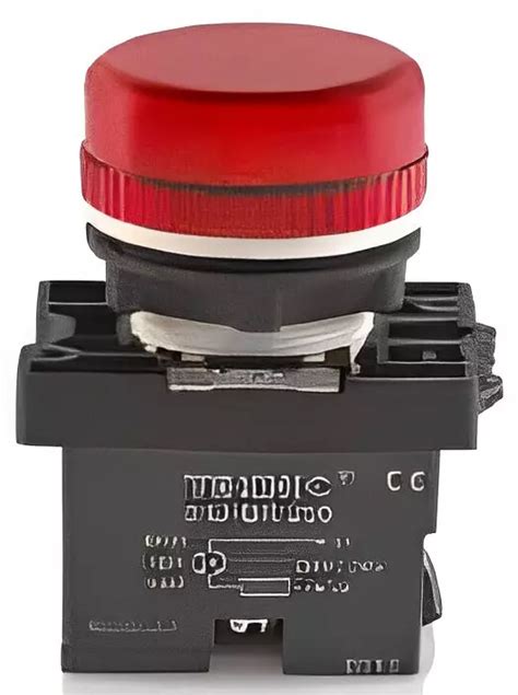 Buy Teknic Red 24 V Pilot Light With Integral LED P2PLBR4L Online In