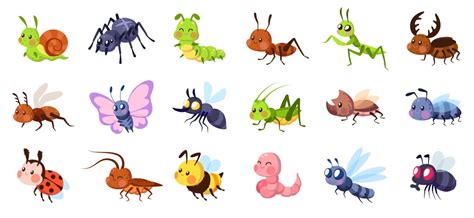 Cartoon Insects Vector Images (over 77,000)