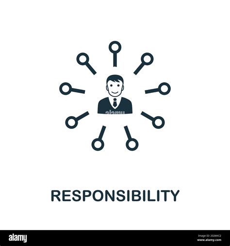 Responsibility Icon Simple Creative Element Filled Monochrome