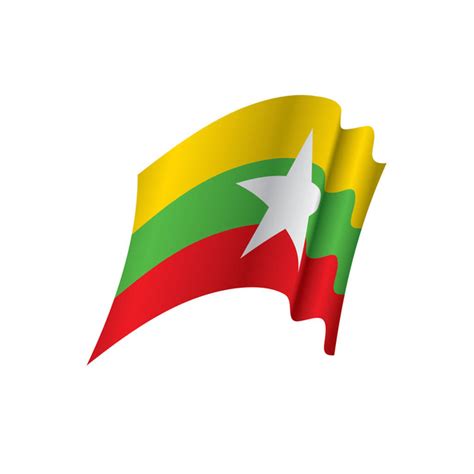 Myanmar Flag Free Stock Vectors