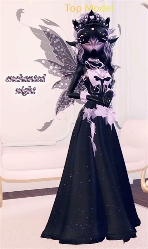 Dti Enchanted Night Dress To Impress Dress Top Model Dress