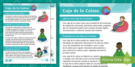 Free Gu A Para Docentes Estrategias Para Usar La Caja De La Calma