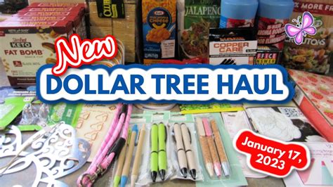 New DOLLAR TREE HAUL January 17 2023 YouTube