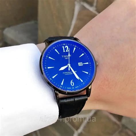 Мужские наручные часы Tissot черные, часы для мужчин Тиссот в ...