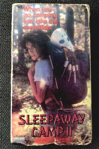 Sleepaway Camp 2 Ii Vhs Vcr Video Tape Used Pamela Springsteen Horror