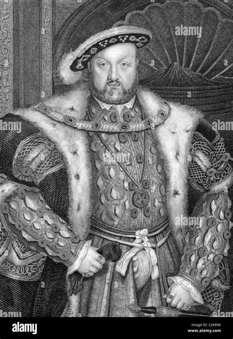 Henry Viii 1491 1547 Auf Gravur Aus Dem Jahre 1838 König Von England