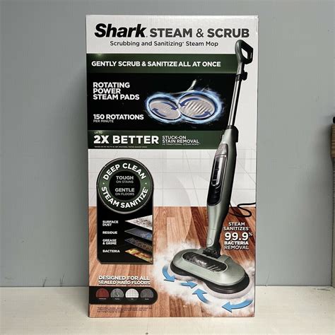 Shark Steam And Scrub All In One Scrubbing And Sanitizing Hard Floor Steam Mop S7000 622356569163 Ebay