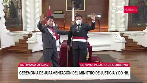 Félix Chero Medina jura como ministro de Justicia y Derechos Humanos