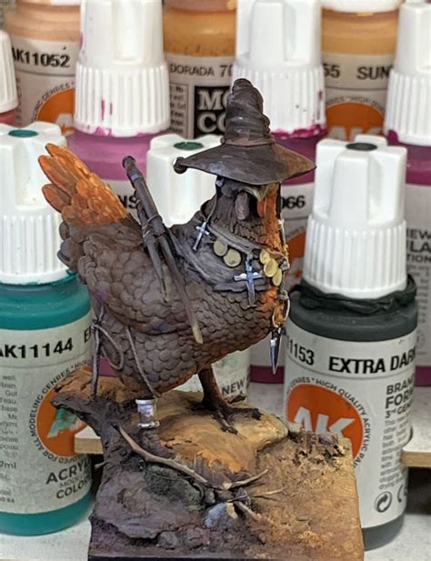 Mr Chicken By Jonas Michael B Putty Paint