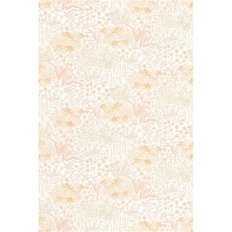 Papier Peint Casadeco Once Upon A Time Flowered Grove Rose Nude Ouat S Guret D Coration