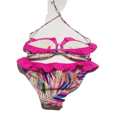 Victorias Secret Swimsuit Bikini 2PC Set Top Bott Gem