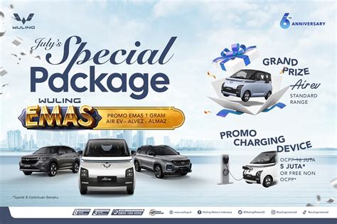 Julys Special Package Beli Mobil Wuling Berhadiah Emas Dan Mobil