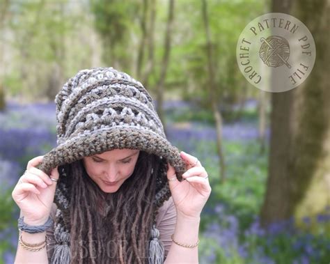 Elwyn Hood Crochet Pattern Pixiecore Hood Crochet Hat Etsy