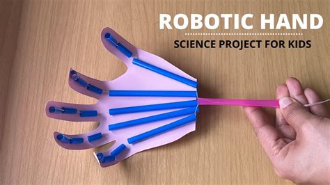 Robotic Hand Science Project Simple Paper Robot Hand For Kids Stem