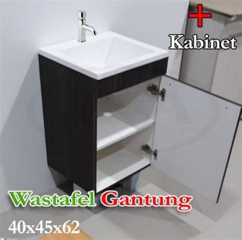 Wastafel Gantung Set Kabinet Wastafel Kabinet Finish Hpl Wastafel