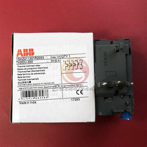 Pc Abb Ta Du M A Saz R Thermal Overload Relay