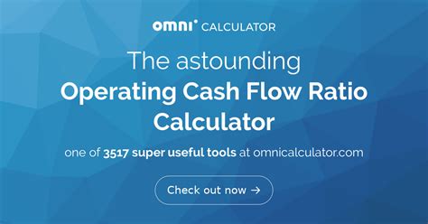 Operating Cash Flow Ratio Calculator